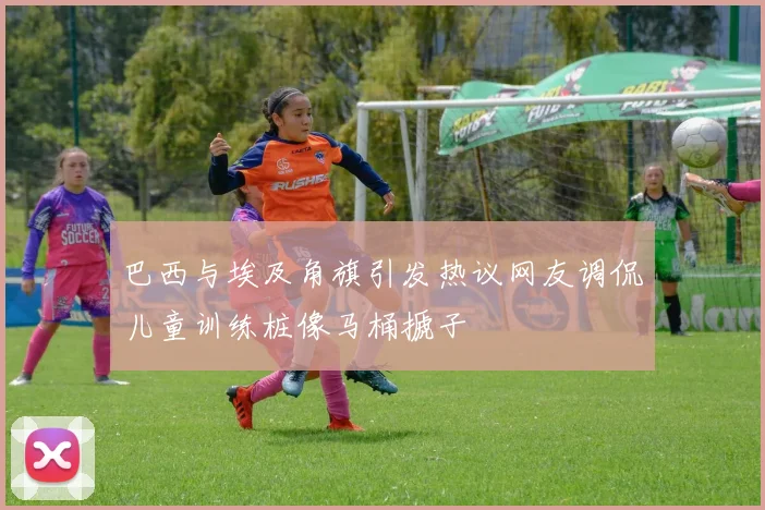 巴西与埃及角旗引发热议网友调侃儿童训练桩像马桶搋子